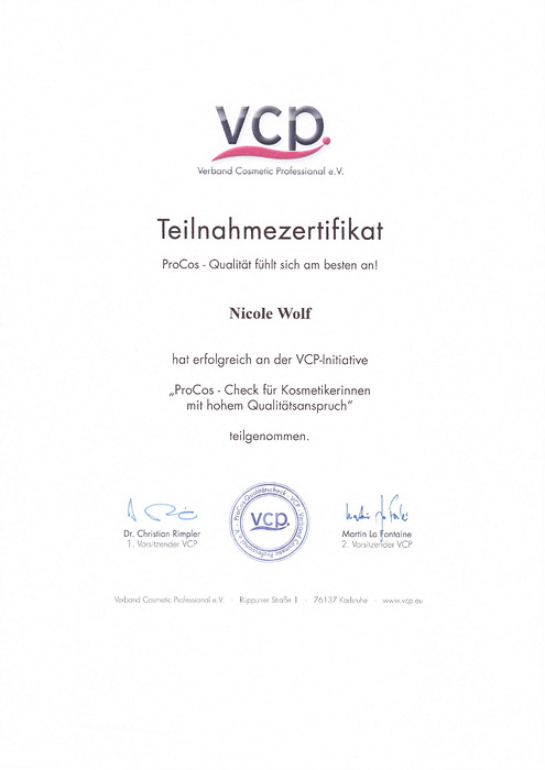 VCP-Zertifikat